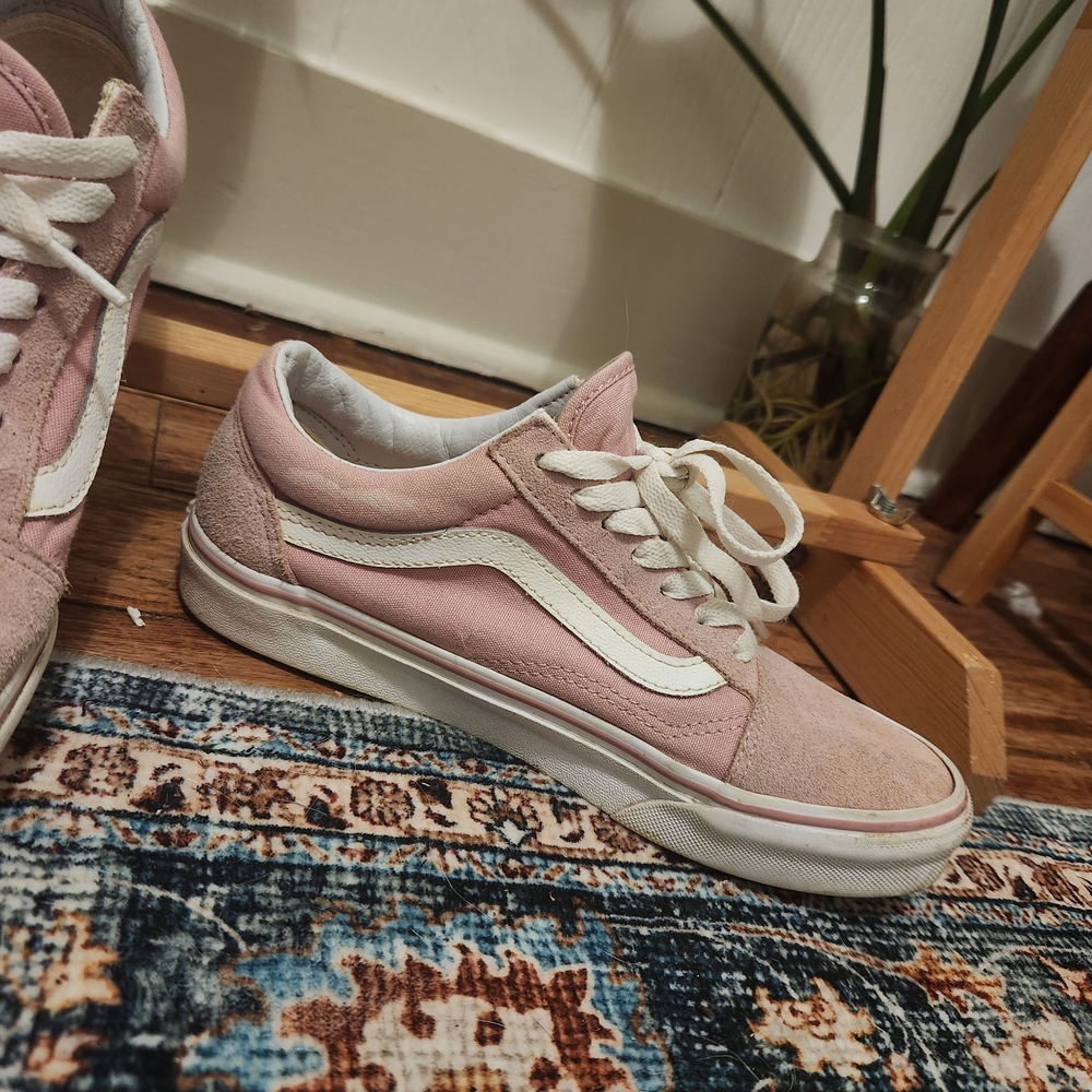 Vans Women's Blush Pink Sneakers - Picture 3 of 3